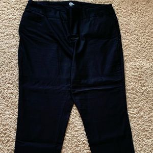 Black straight leg dress pants size 22w
